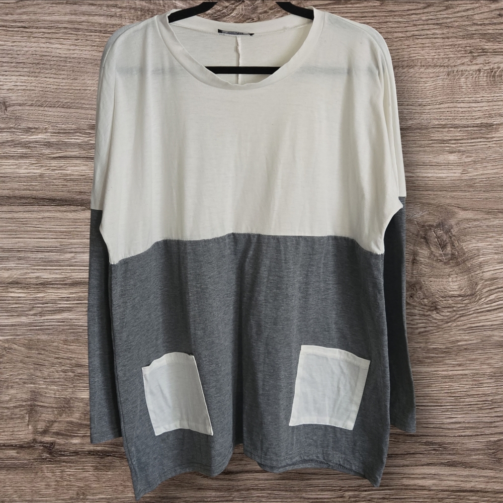 Coeur De Vague 2 tone longsleeve shirt